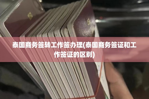 泰国商务签转工作签办理(泰国商务签证和工作签证的区别)