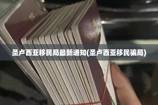 圣卢西亚移民局最新通知(圣卢西亚移民骗局)  第1张