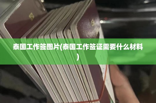 泰国工作签图片(泰国工作签证需要什么材料)  第1张