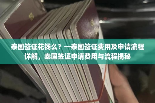 泰国签证花钱么？—泰国签证费用及申请流程详解，泰国签证申请费用与流程揭秘