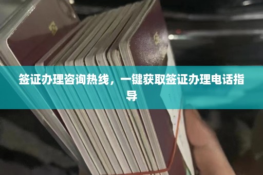 签证办理咨询热线，一键获取签证办理电话指导