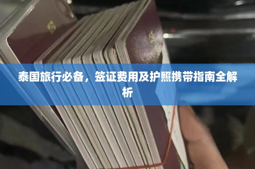 泰国旅行必备，签证费用及护照携带指南全解析