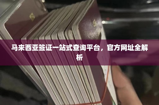 马来西亚签证一站式查询平台，官方网址全解析