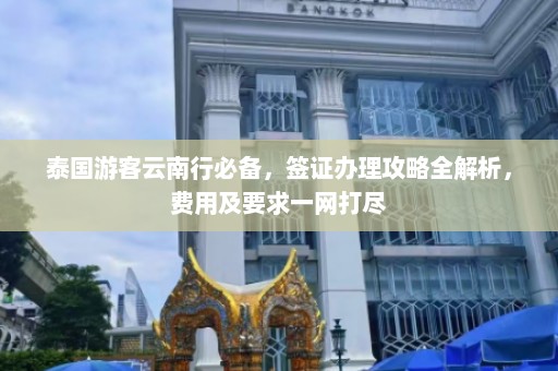 泰国游客云南行必备，签证办理攻略全解析，费用及要求一网打尽