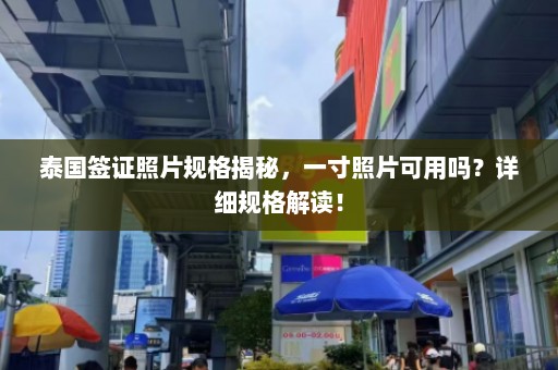 泰国签证照片规格揭秘，一寸照片可用吗？详细规格解读！