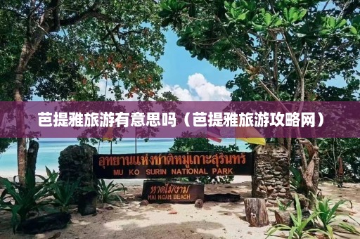 芭提雅旅游有意思吗（芭提雅旅游攻略网）