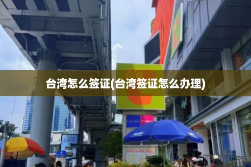 台湾怎么签证(台湾签证怎么办理)