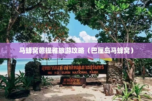 马蜂窝芭提雅旅游攻略（巴厘岛马蜂窝）