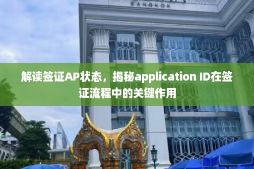 解读签证AP状态，揭秘application ID在签证流程中的关键作用