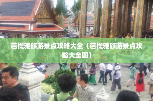 芭提雅旅游景点攻略大全（芭提雅旅游景点攻略大全图）  第1张