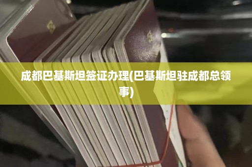 成都巴基斯坦签证办理(巴基斯坦驻成都总领事)