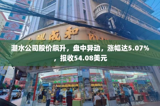 潮水公司股价飙升，盘中异动，涨幅达5.07%，报收54.08美元