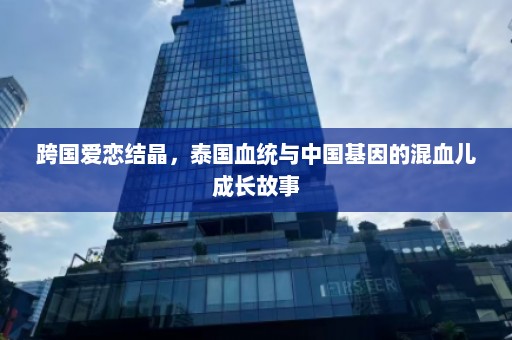 跨国爱恋结晶，泰国血统与中国基因的混血儿成长故事