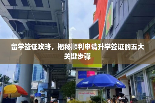 留学签证攻略，揭秘顺利申请升学签证的五大关键步骤