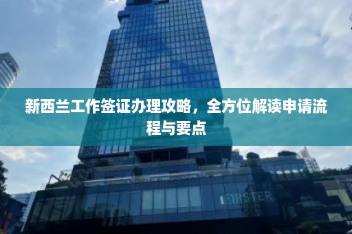 新西兰工作签证办理攻略，全方位解读申请流程与要点