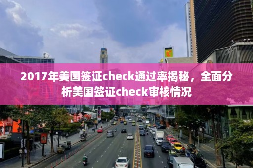 2017年美国签证check通过率揭秘，全面分析美国签证check审核情况