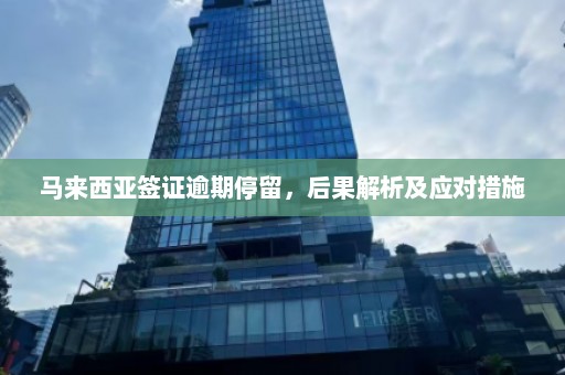 马来西亚签证逾期停留，后果解析及应对措施