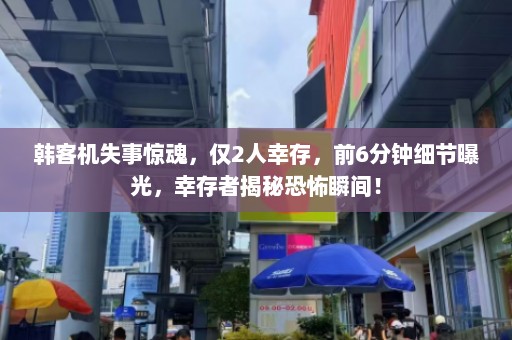 韩客机失事惊魂，仅2人幸存，前6分钟细节曝光，幸存者揭秘恐怖瞬间！