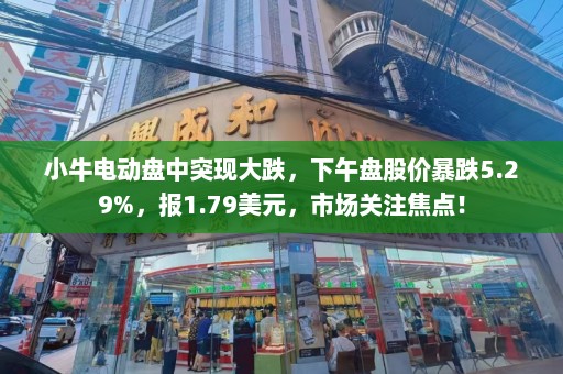 小牛电动盘中突现大跌，下午盘股价暴跌5.29%，报1.79美元，市场关注焦点！