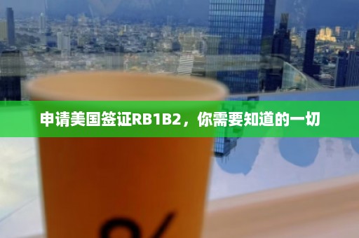 申请美国签证RB1B2，你需要知道的一切  第1张