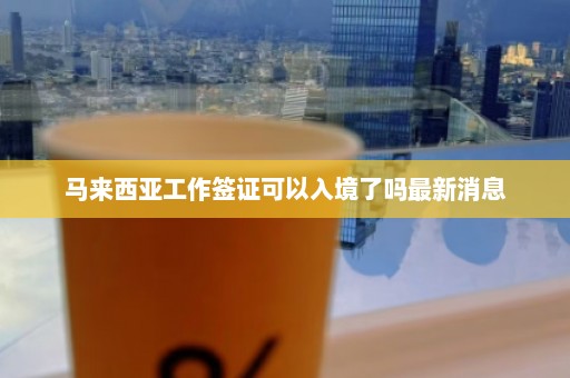 马来西亚工作签证可以入境了吗最新消息  第1张