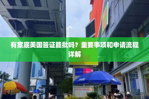 有案底美国签证能批吗？重要事项和申请流程详解