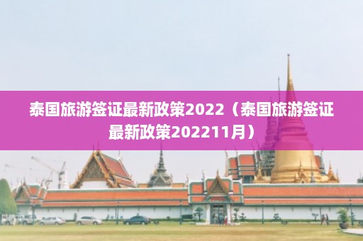 泰国旅游签证最新政策2022（泰国旅游签证最新政策202211月）  第1张