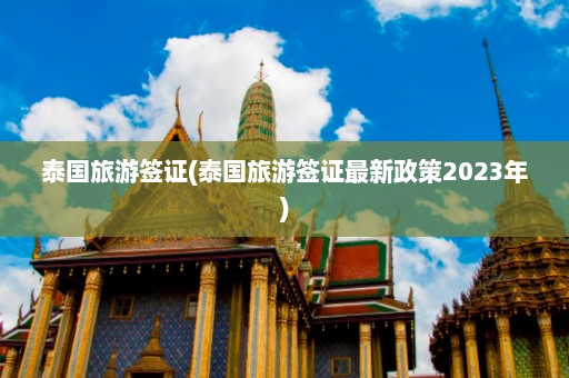 泰国旅游签证(泰国旅游签证最新政策2023年)  第1张