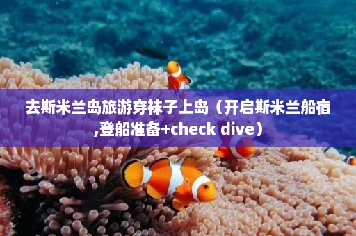 去斯米兰岛旅游穿袜子上岛（开启斯米兰船宿,登船准备+check dive）