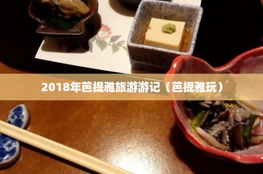 2018年芭提雅旅游游记（芭提雅玩）