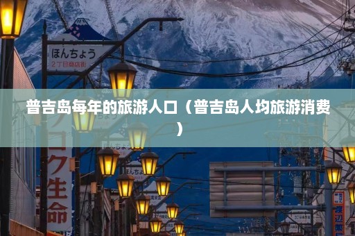 普吉岛每年的旅游人口（普吉岛人均旅游消费）