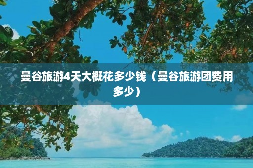 曼谷旅游4天大概花多少钱（曼谷旅游团费用多少）