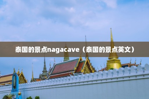 泰国的景点nagacave（泰国的景点英文）  第1张