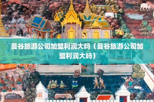 曼谷旅游公司加盟利润大吗（曼谷旅游公司加盟利润大吗）  第1张