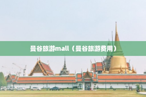 曼谷旅游mall（曼谷旅游费用）  第1张