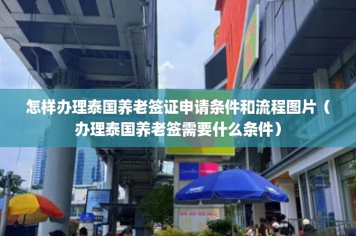 怎样办理泰国养老签证申请条件和流程图片（办理泰国养老签需要什么条件）  第1张