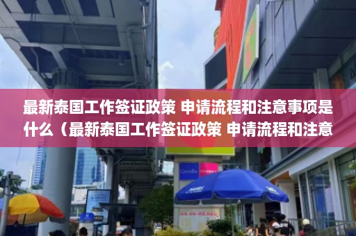 最新泰国工作签证政策 申请流程和注意事项是什么（最新泰国工作签证政策 申请流程和注意事项有哪些）  第1张