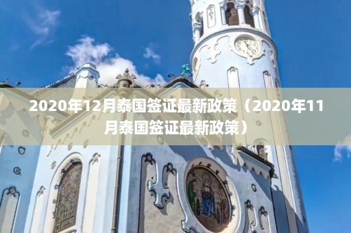 2020年12月泰国签证最新政策（2020年11月泰国签证最新政策）