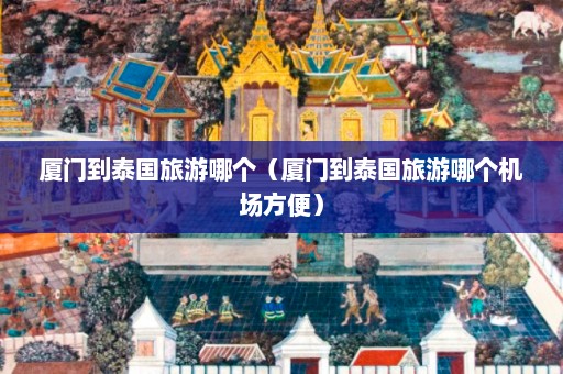 厦门到泰国旅游哪个（厦门到泰国旅游哪个机场方便）  第1张