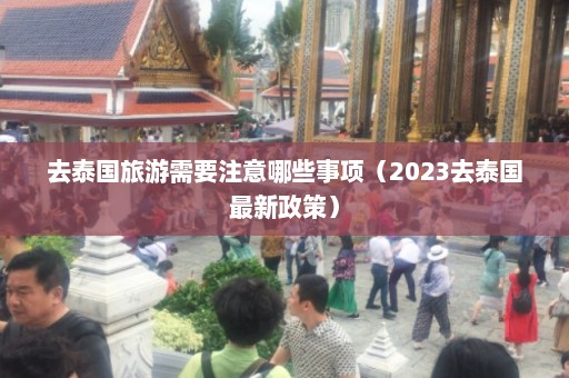 去泰国旅游需要注意哪些事项（2023去泰国最新政策）  第1张