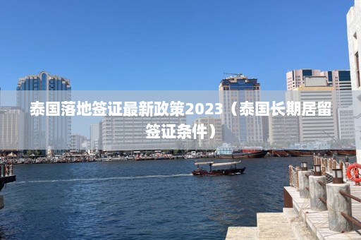 泰国落地签证最新政策2023（泰国长期居留签证条件）  第1张