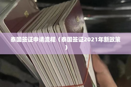 泰国签证申请流程（泰国签证2021年新政策）  第1张