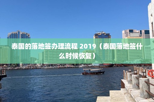 泰国的落地签办理流程 2019（泰国落地签什么时候恢复）  第1张