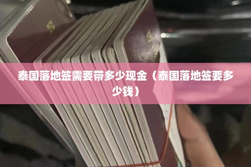 泰国落地签需要带多少现金（泰国落地签要多少钱）  第1张