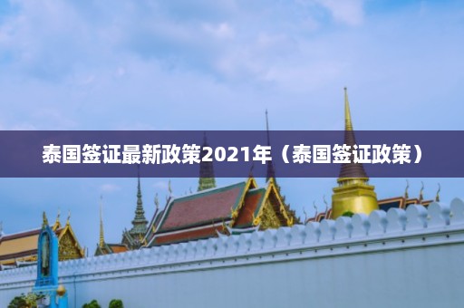 泰国签证最新政策2021年（泰国签证政策）  第1张