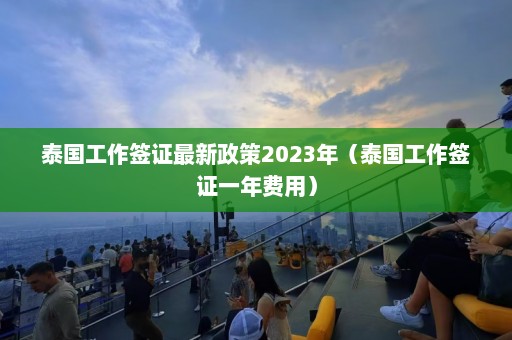 泰国工作签证最新政策2023年（泰国工作签证一年费用）  第1张