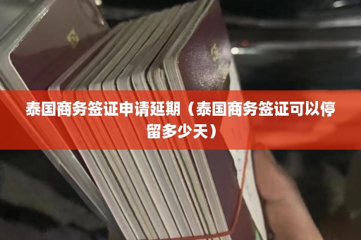 泰国商务签证申请延期（泰国商务签证可以停留多少天）  第1张