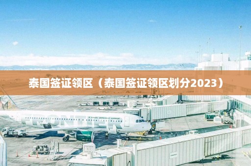 泰国签证领区（泰国签证领区划分2023）