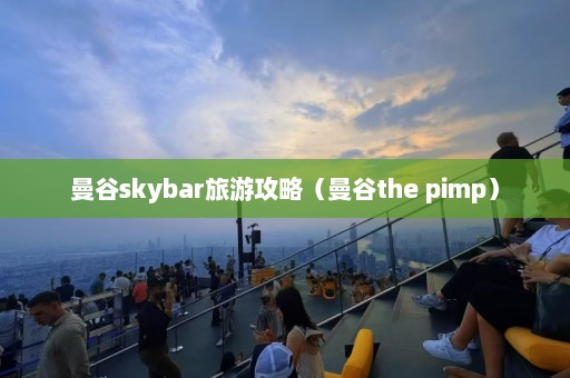 曼谷skybar旅游攻略（曼谷the pimp）  第1张