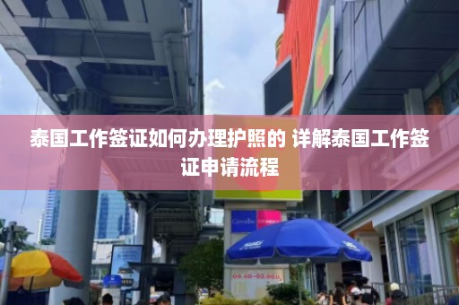 泰国工作签证如何办理护照的 详解泰国工作签证申请流程  第1张